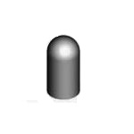 SC Cylindrical Carbide Blank with Ball Radius