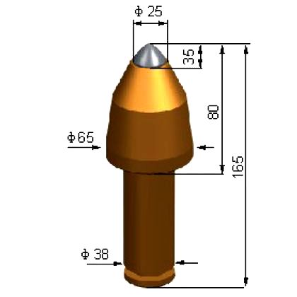Carbide Bullet Teeth for Piling,milling,mining